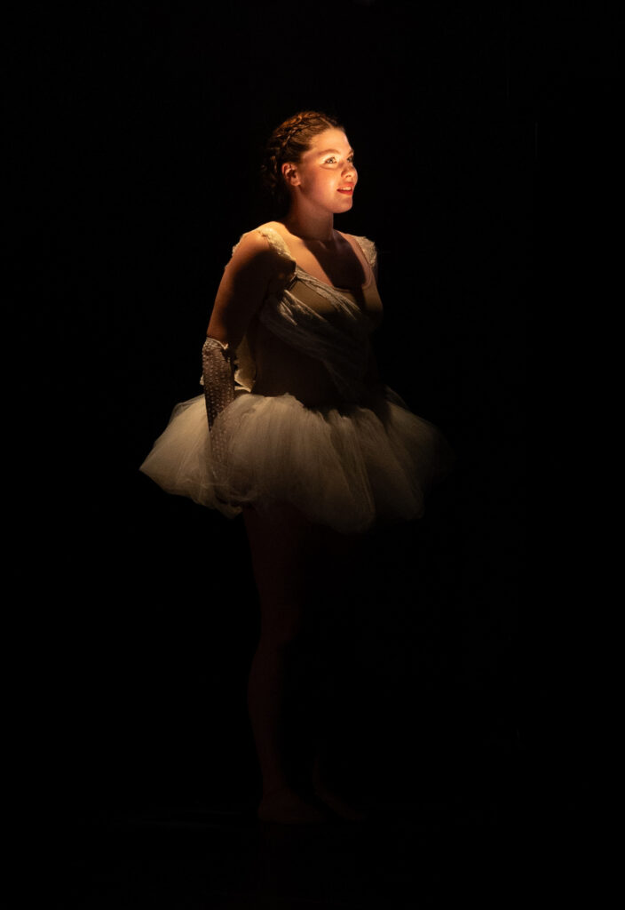 Photo d'une danseuse lors de la captation "Création danse" au Conservatoire de Bordeaux