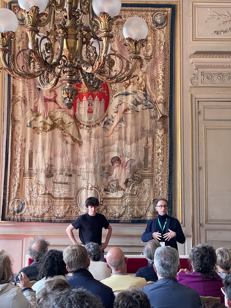 Photo d'un de nos étudiants qui va réaliser le podcast 