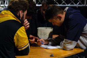 Des étudiants de 3iS, école de cinéma et d'audiovisuel