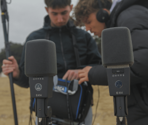 Deux étudiants de 3iS en Son et Musique