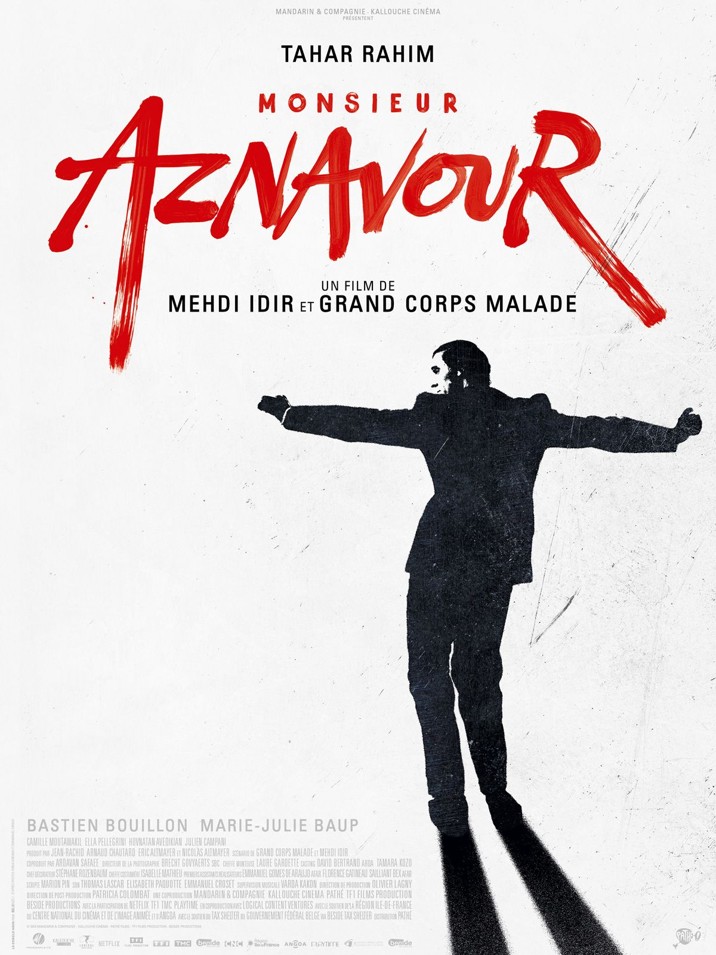 Affiche du film "Monsieur Aznavour", dans lequel 3 anciens étudiants de 3iS ont participé.