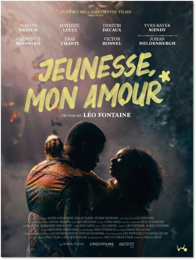 Affiche du film "Jeunesse mon amour", dans lequel 2 anciens étudiants de 3iS ont participé.