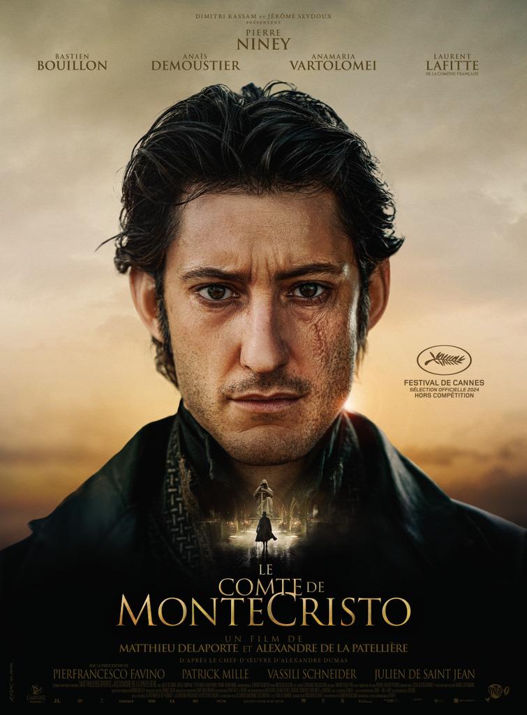 Affiche du film "Le compte de MonteCristo", dans lequel 3 alumni de 3iS ont participé.