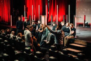 Groupe d'étudiants 3iS à la cérémonie des Lumières