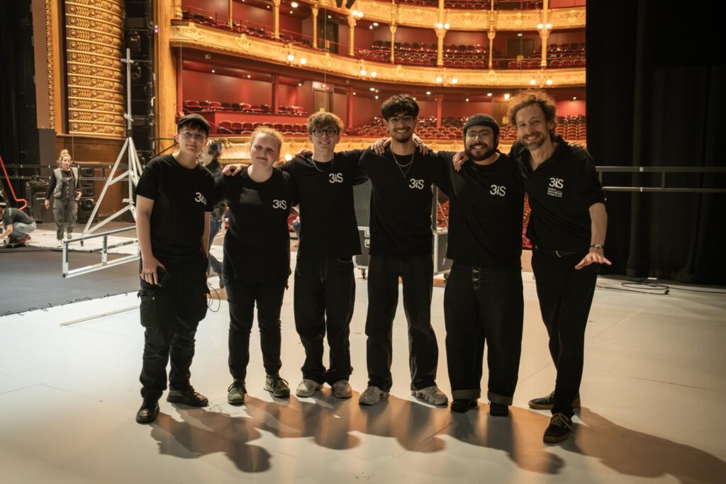 groupe d'étudiants captation ballet Espagne théâtre Châtelet Paris